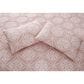 Duke Imports 3-Piece Jacquard Full/Queen Quilt Set in Blush Mandala, , large