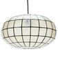 Creative Coop Ollie 1-Light Ceiling Light with White and Black Shade, , large