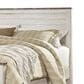 Ashley Willowton 3 Piece King Bedroom Set in Whitewash Finish, , large