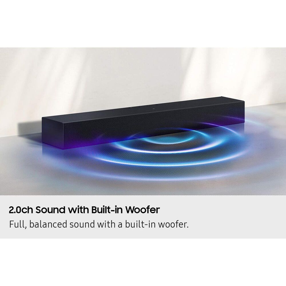 Samsung B-Series 2.0 Channel All-In-One Soundbar with Built-In Woofer in Titan Black, , large