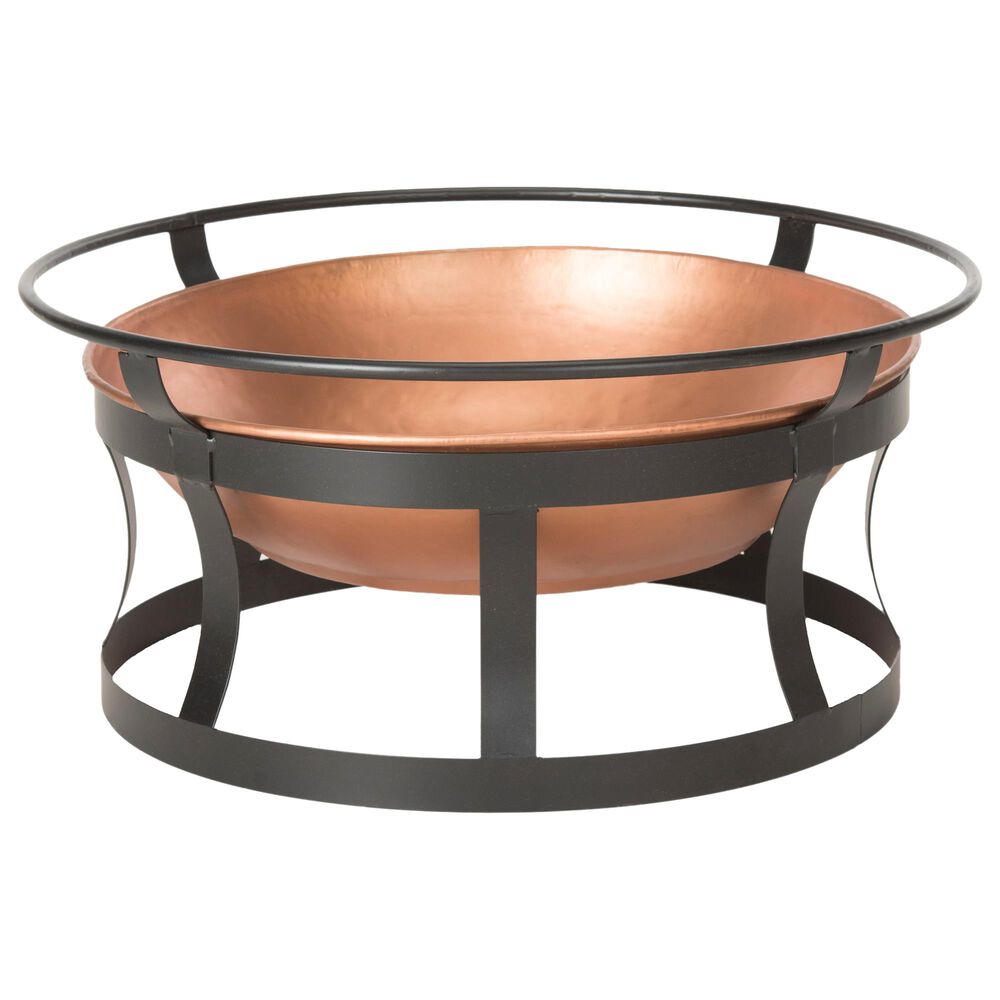 Safavieh Bonaire Fire Pit in Copper/Black, , large