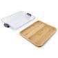 Lifetime Brands Build-a-Board Bamboo Cutting Board with Locking Lid in Natural and Clear, , large