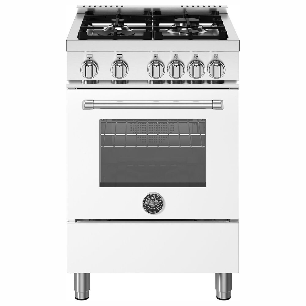Bertazzoni Master 2.5 Cu. Ft. Freestanding Gas Range in Bianco Matt, , large