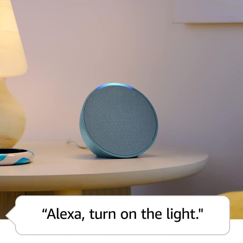 Amazon Echo Pop Full sound compact smart speaker with Alexa in Midnight Teal, , large