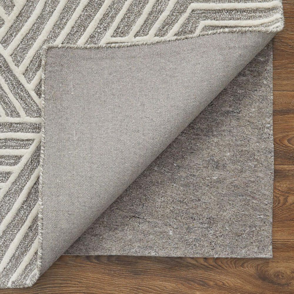Feizy Lytton 2&#39;6&quot; x 8&#39; Gray and Cream Runner, , large