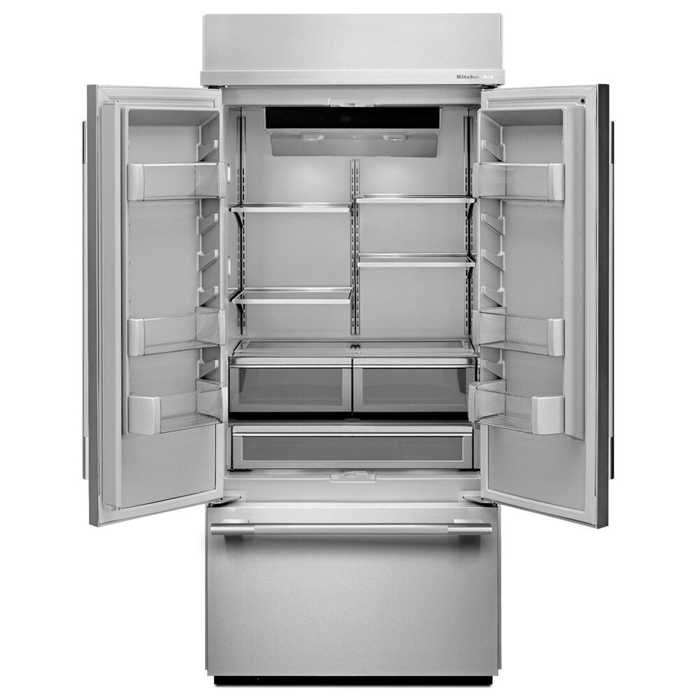 KitchenAid 24.2 Cu. Ft. French Door Bottom Mount Refrigerator in PrintShield Stainless Steel, , large
