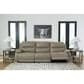 Ashley Narwhal Place 3-Piece Power Reclining Symmetrical Sectional in Pebble, , large