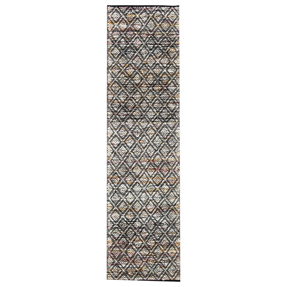 Safavieh Natura NAT615Z 2"3" x 9" Ivory and Black Runner, , large