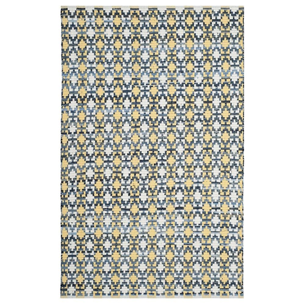 Safavieh Montauk Southwestern 4" x 6" Gold and Multicolor Area Rug, , large