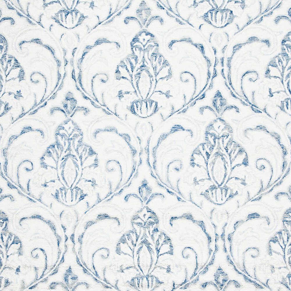 Safavieh Micro-Loop MLP532A 10&#39; x 14&#39; Ivory and Blue Area Rug, , large