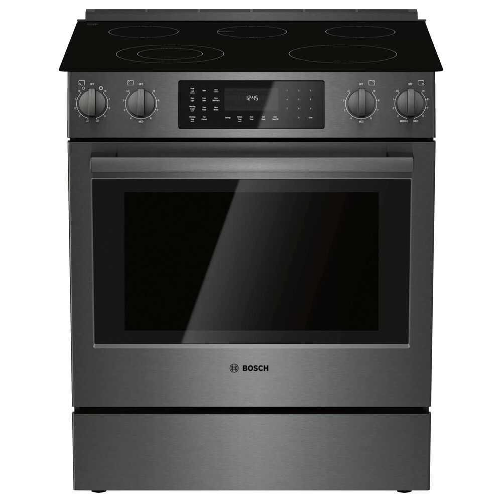 Bosch 30" Electric Slide-In Ranges in Black Stainless Steel, , large