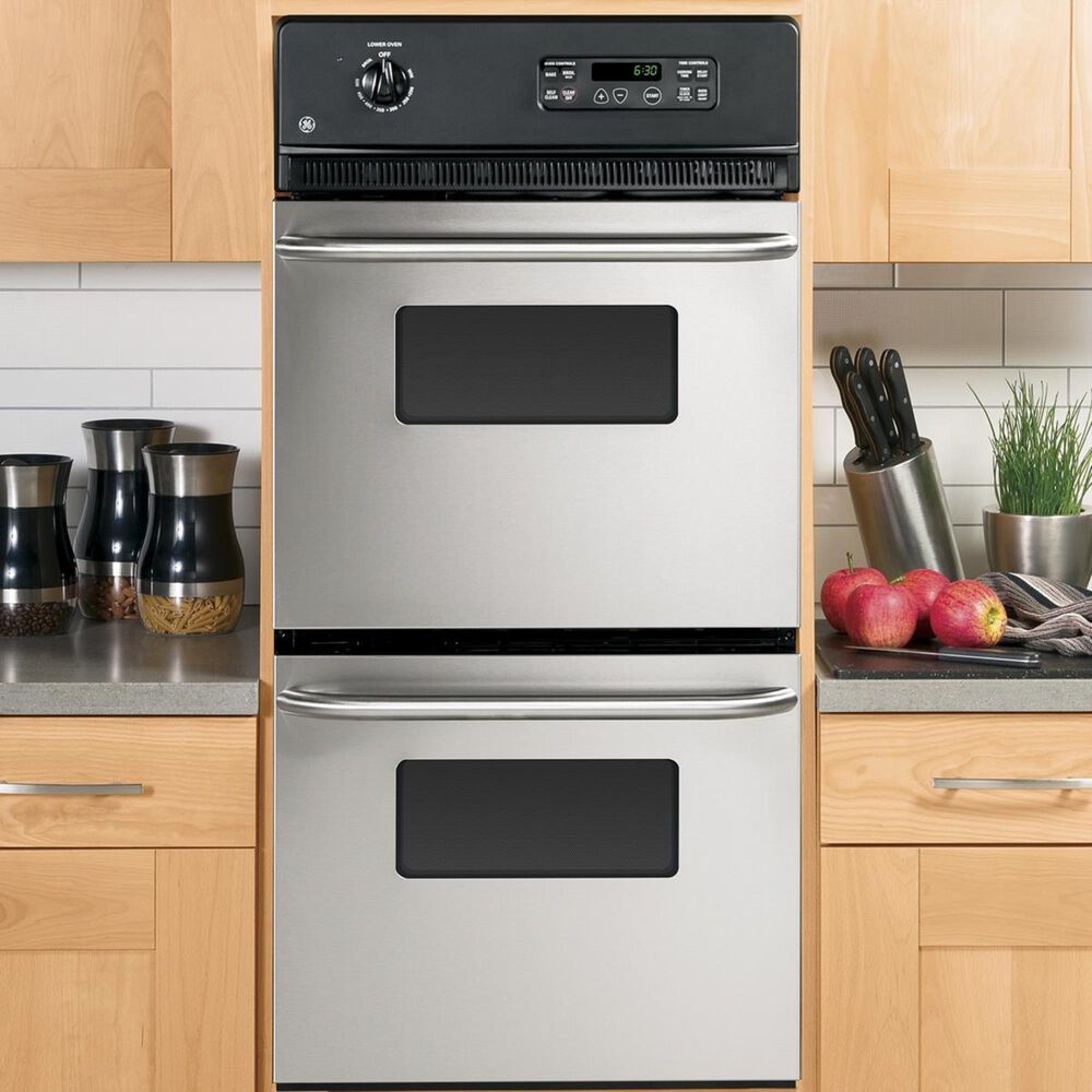 GE Appliances 24&quot; Electric Double Wall Oven, , large