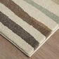 Feizy Eden Striped Ivory and Multicolor 2"6" x 7"3" Runner, , large