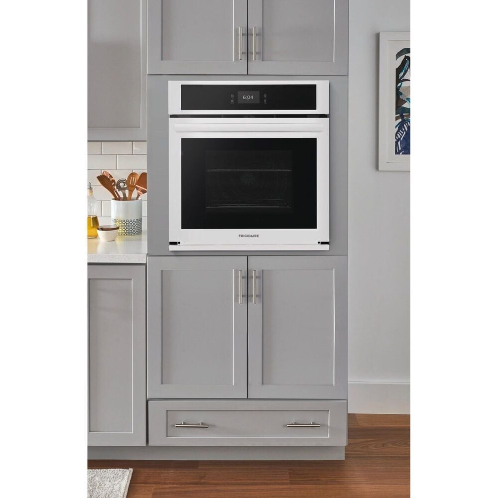 Frigidaire 27&quot; Single Electric Wall Oven with Fan Convection in White, , large