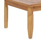 Hearth and Haven Aston 2-Piece Patio Chat Set with Gray Cushion in Teak, , large