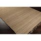 Surya Jute Natural JUTE NATURAL 8" x 11" Wheat Area Rug, , large