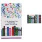 Pavilion Tea Towel with Stacked Book Shape Sponge in White, , large