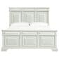 Mayberry Hill Bridgestone King Panel Bed in Antique White, , large