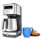 GE Appliances 10-Cup Drip Coffee Maker with Thermal Carafe in Stainless Steel, , large