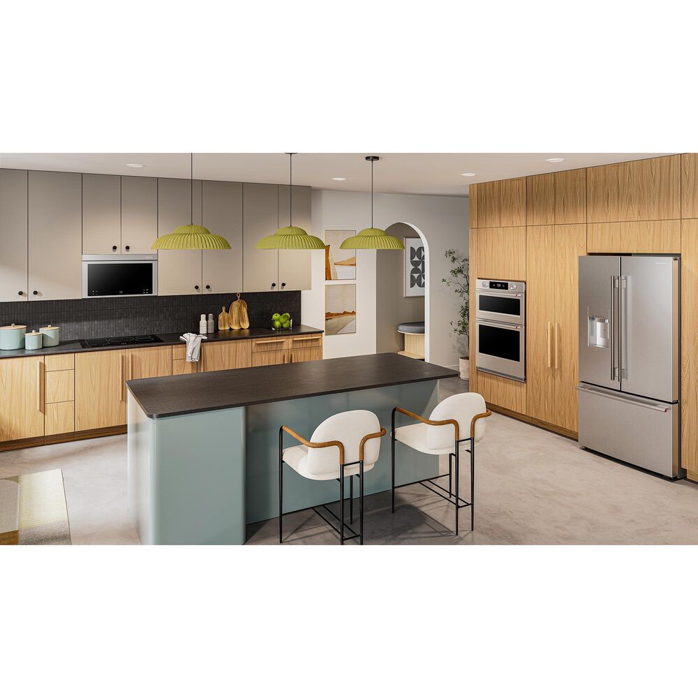 KitchenAid 24 Cu. Ft. Counter-Depth French Door Smart Refrigerator with External Water Dispenser in PrintShield Stainless Steel, , large