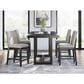 Ashley Neymorton Counter Height Bar Stool in Dark Grayish Brown, , large