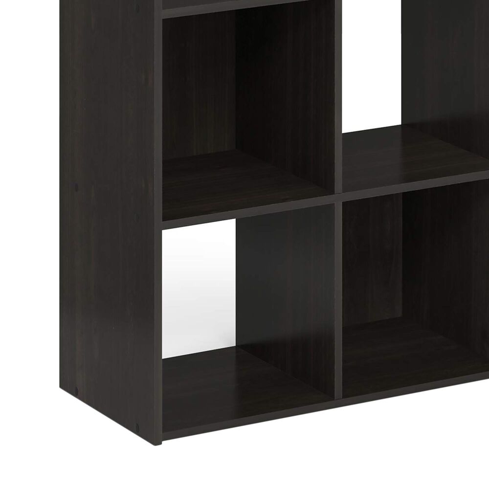 HOMLUX 6-Cube Cubic Storage Organizer Bookcase in Espresso, , large