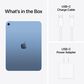 Apple 11-Inch iPad A16 Chip Wi-Fi 256GB in Blue (Latest Model), , large