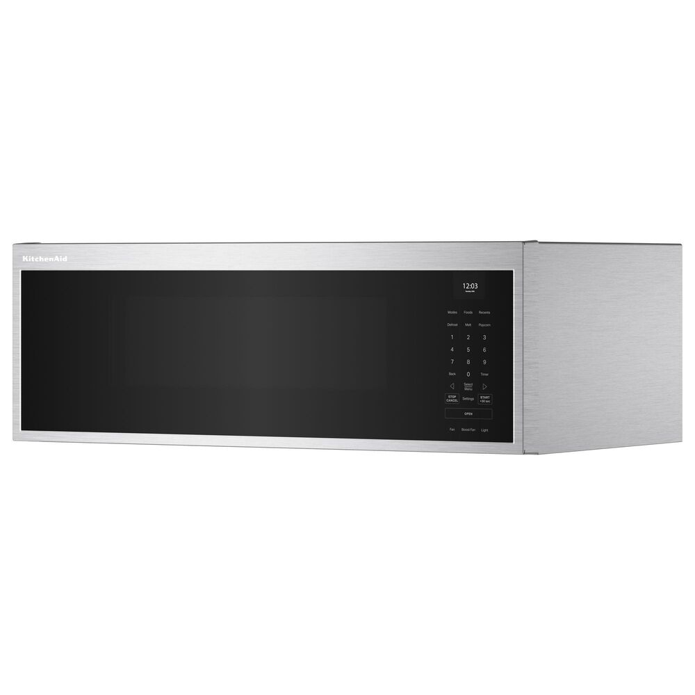 KitchenAid 1.1 Cu. Ft. Smart Low Profile Microwave Hood Combination in Fingerprint Resistant Stainless Steel, , large