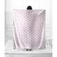 Duke Imports Pink Bows 1-Ply Faux Fur Blanket in White, , large