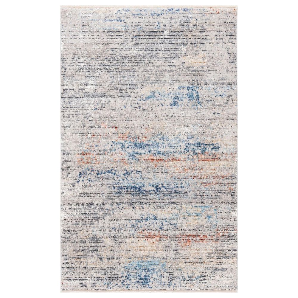 Safavieh Dream DRM427G 4" x 6" Grey and Blue Area Rug, , large
