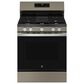 GE Appliances 30" Freestanding Gas Range with 5 Burners in Slate, , large