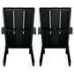 Highwood USA 2 Italica Modern Adirondack Chairs  in Black , , large