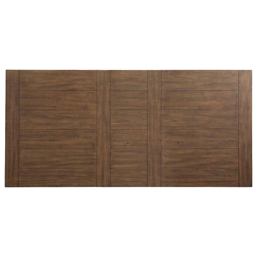 Crystal City Garland 7-Piece Rectangular Dining Set in Toffee, , large