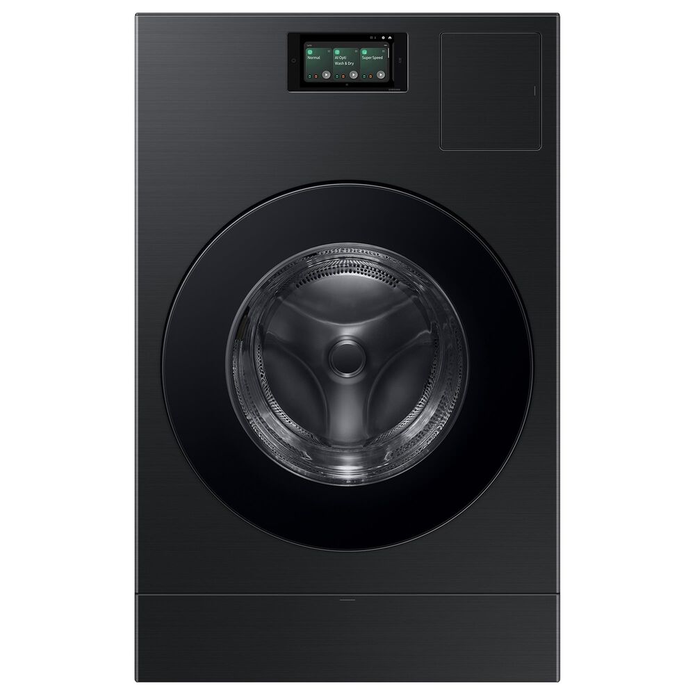 Samsung Bespoke 5.3 Cu. Ft. All-in-One Ultra Washer with AI Laundry Ventless Heat Pump Dryer Combo in Brushed Black, , large