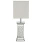 Maple and Jade Glam Table Lamp with Square Shade in Silver, , large