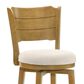 Armen Living Winsley Swivel Bar Height Stool in Amber Glow, , large