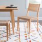 Linon Home Decor Cadence Side Chair with Woven Rope Seat in Natural (Set of 2), , large