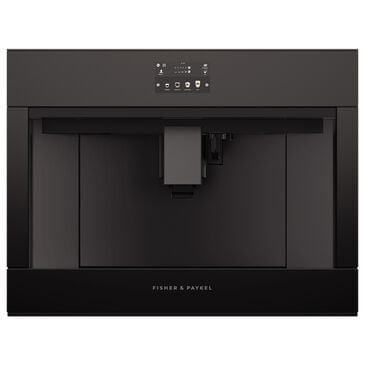 Fisher & Paykel Series 9 24" Contemporary Built-in Coffee Maker in Black and Stainless Steel, , large