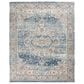 Nourison Quarry QUA11 6"7" x 9"6" Ivory and Blue Area Rug, , large
