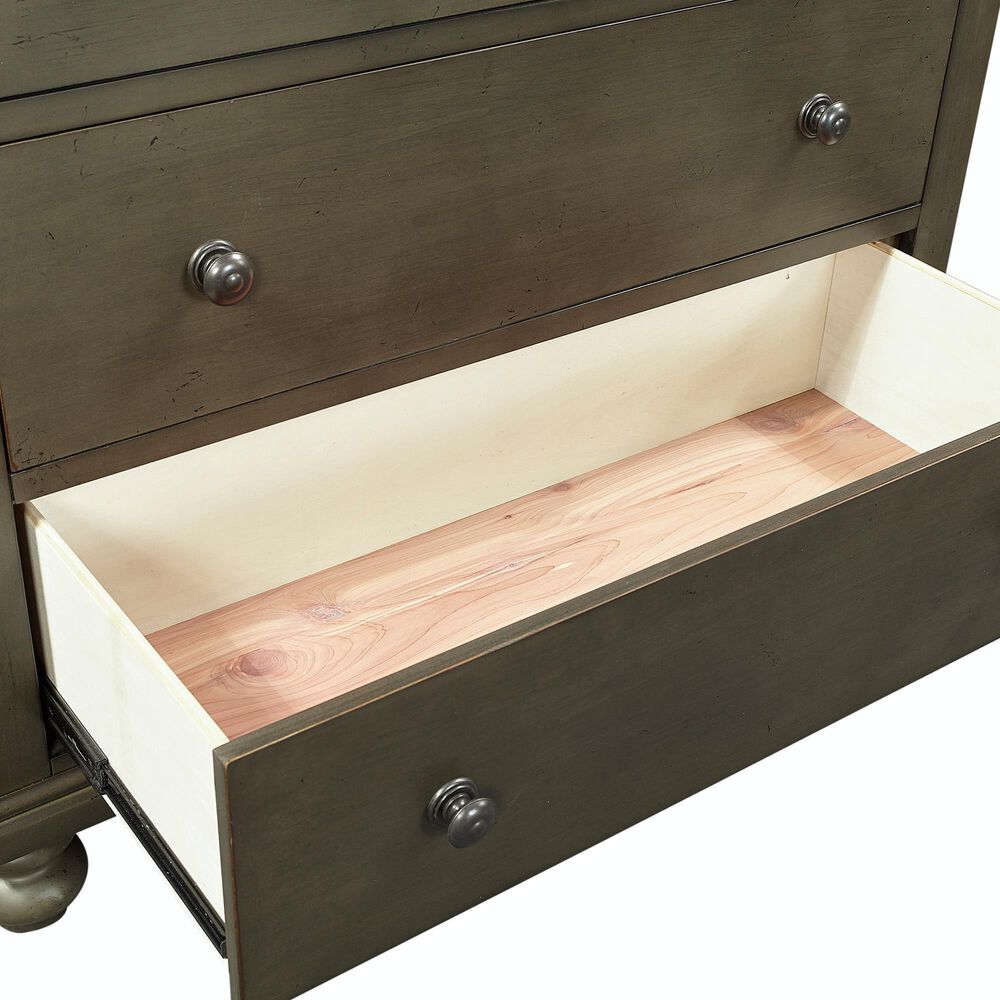 Riva Ridge Oxford 5-Drawer Chest in Peppercorn, , large