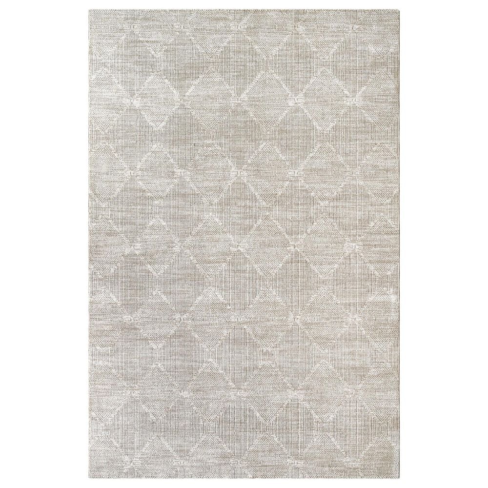 Surya Masterpiece Light Gray, Cream and Medium Gray 12" x 15" Area Rug, , large