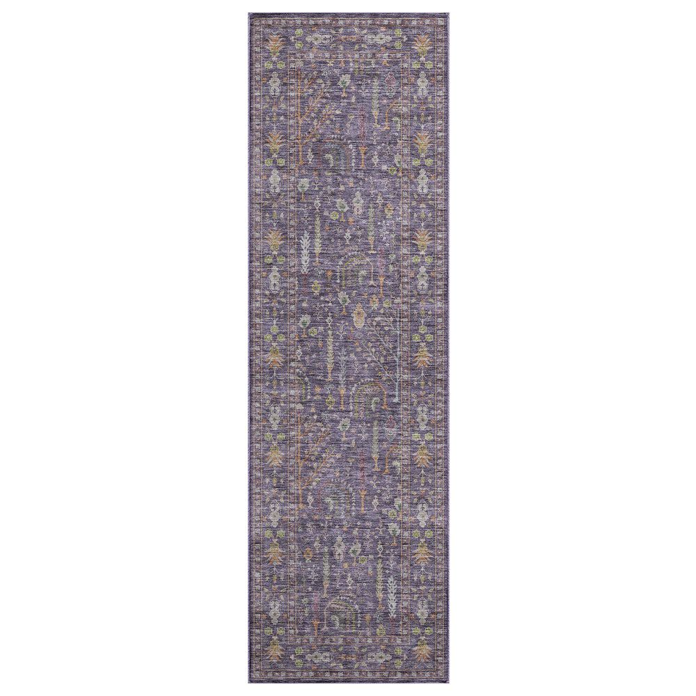 Dalyn Rug Company Hatay HY5 2"3" x 7"6" Eggplant Runner, , large
