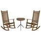 Timbertrail Heritage and Foundations 3-Piece Patio Chat Set in Chocolate Brown and Slate Gray, , large