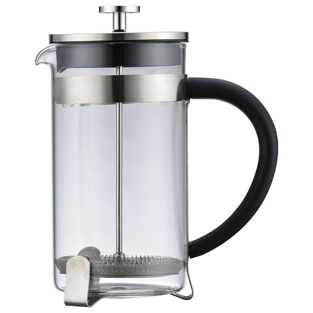 Harold Import 12 Oz French Press Coffee Maker in Stainless Steel, , large