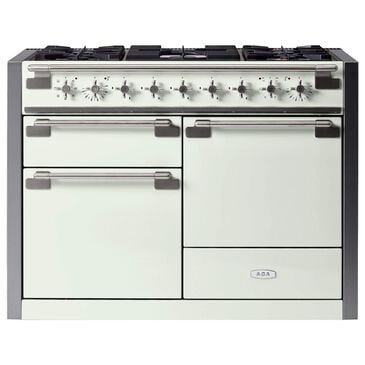 AGA Elise 48" Freestanding Dual Fuel Range in White, , large