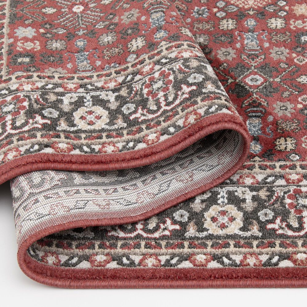 Central Oriental Heirloom Lucas Cinnabar and Abbey 7'10" x 9'10" Area Rug, , large