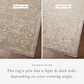 Chris Loves Julia x Loloi Palma Blue and Natural 11"6" x 15"7" Area Rug, , large