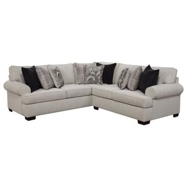 Northwestern Cooper 2-Piece Stationary L-Shaped Sectional in Alabaster, , large