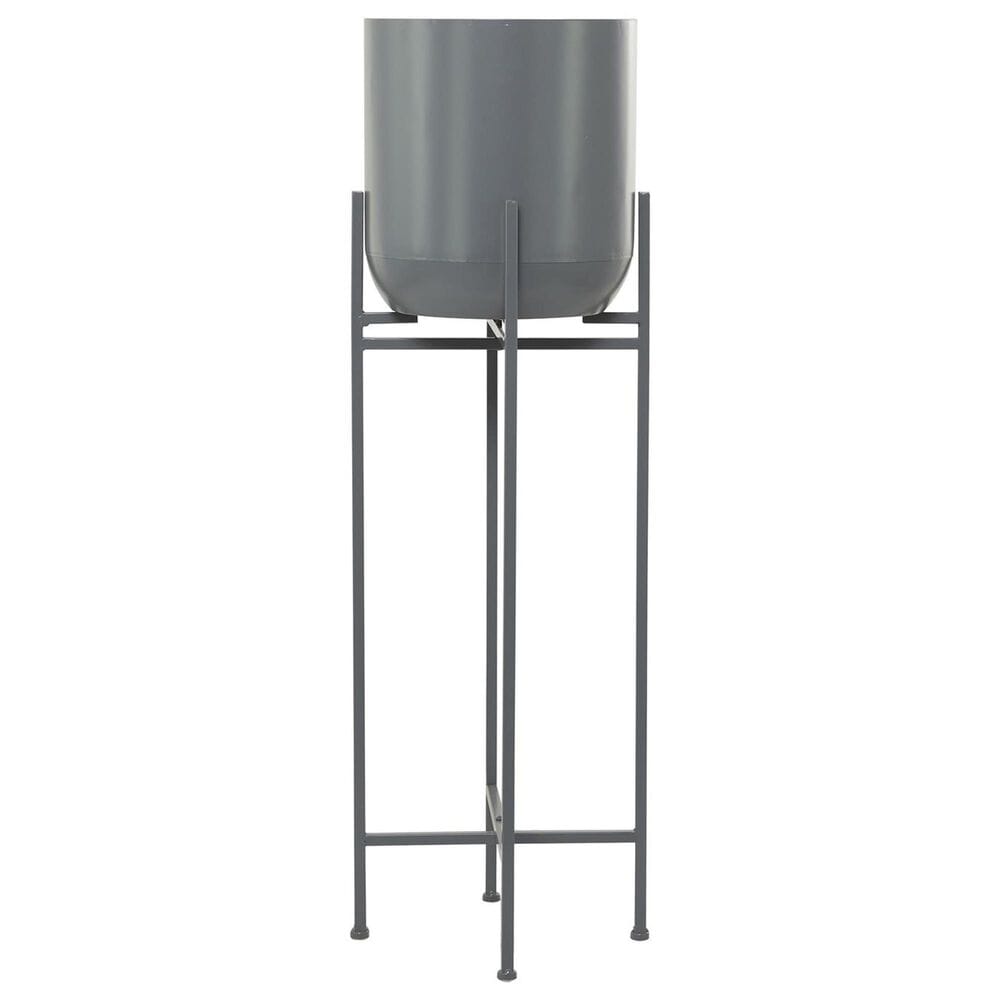 Maple and Jade 42&quot; Dome Planter with Removable Stand in Gray, , large