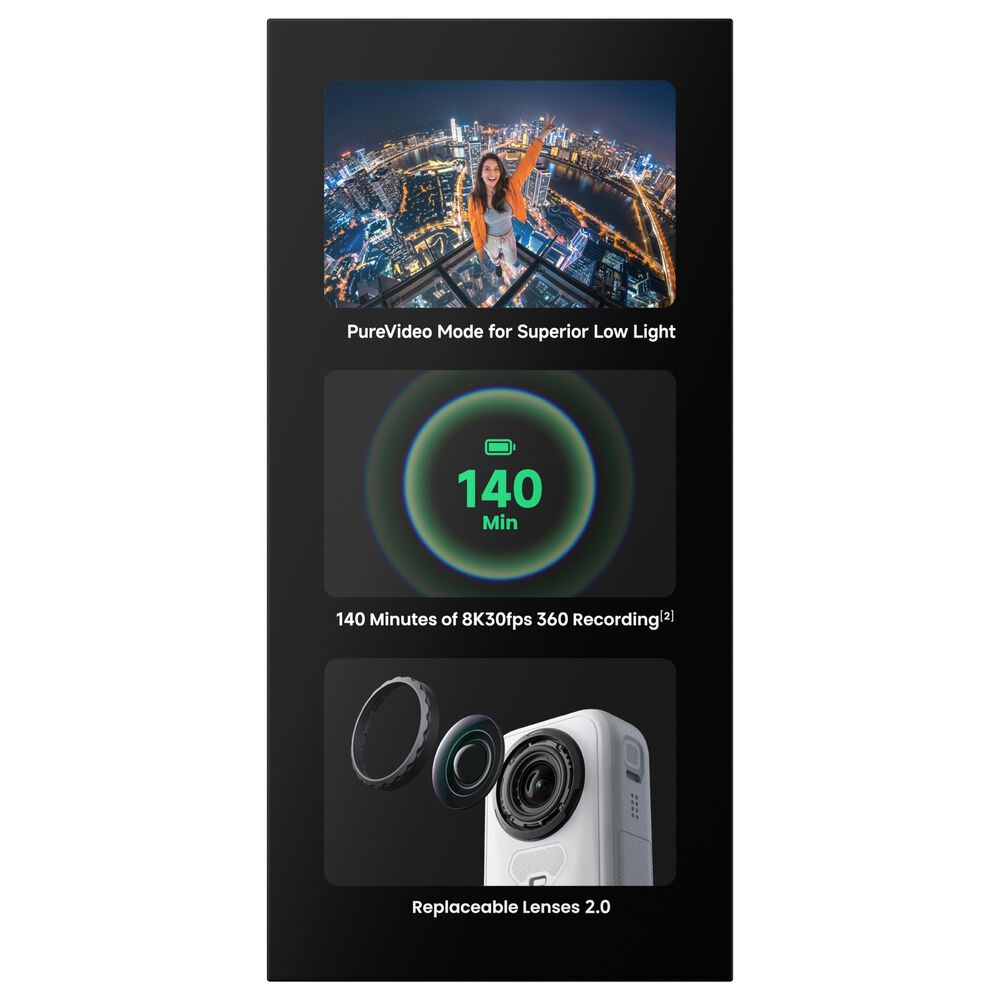 Insta360 X6 Standard Bundle in Arctic White, , large